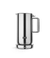 Front view of the Aarke kettle polished stainless steel.