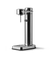 Aarke Carbonator 3 in Steel, with the carbonation lever and nozzle clearly visible.
