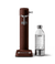 Aarke Carbonator 3 in Burgundy displayed with a PET water bottle.