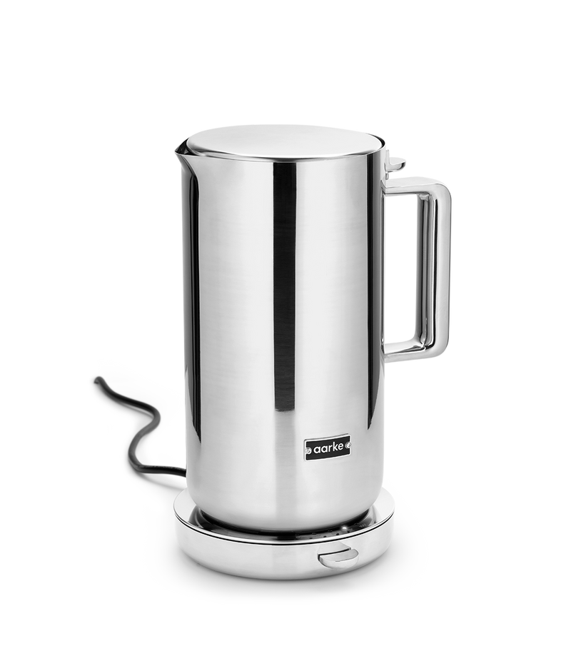 Metallic Minimalism Comes to a Boil With the Aarke Kettle