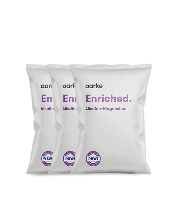 3 Packets of Aarke Enriched Filter Granules.