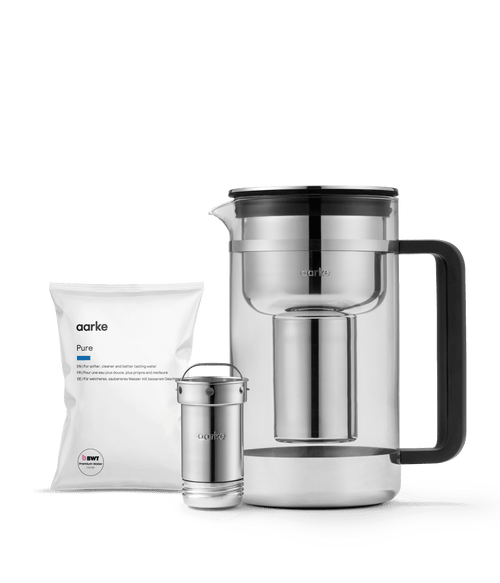Aarke Purifier Large – Glass Water Filter Pitcher Aarke Purifier Large – Glass Water Filter Pitcher