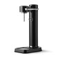 Aarke Carbonator 3 in Black Chrome. Side view.