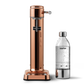 Aarke Carbonator 3 in Copper. Front view with PET bottle.