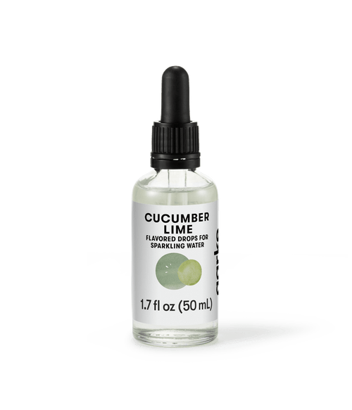 Front view of the Aarke Cucumber Lime Flavor Drops.