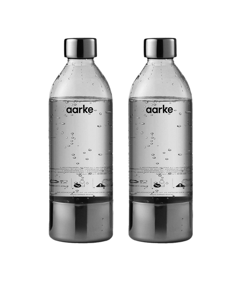 Front view of PET bottle 2-pack for Carbonator 3.